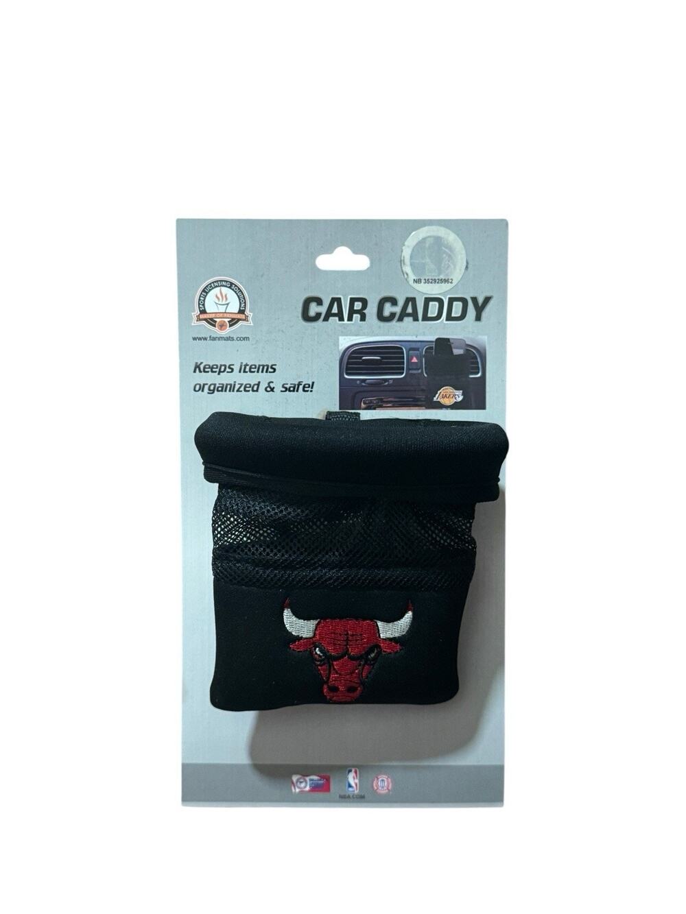 FANMATS-Chicago Bulls-Car Caddy-Keeps Items Organized-JJ